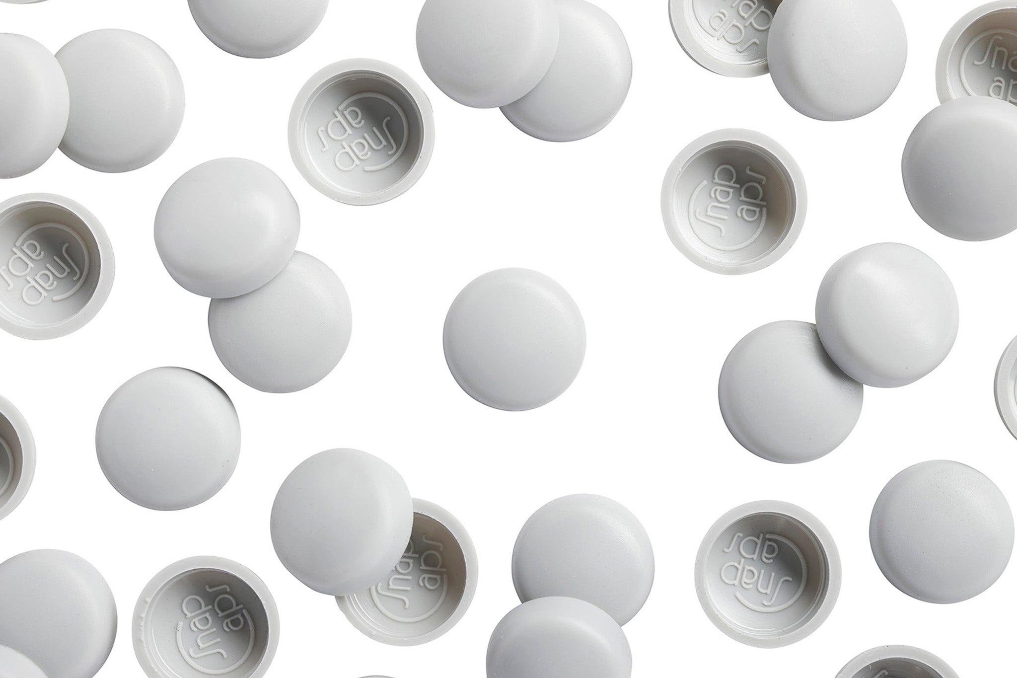 12/12-171 Aluminum Tone Snap-Caps Screw Covers Overhead