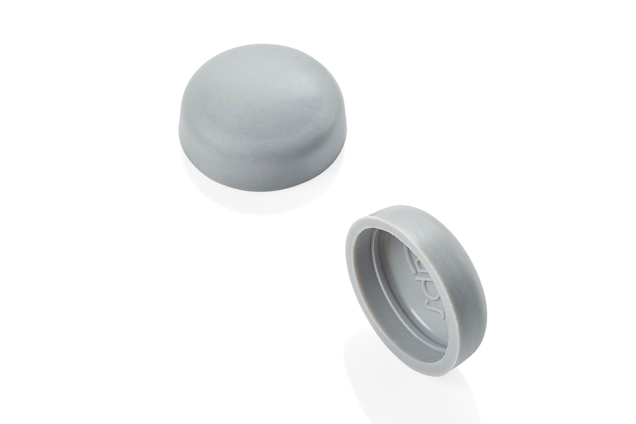 12/12-172 Silver Grey Snap-Caps Screw Covers Group