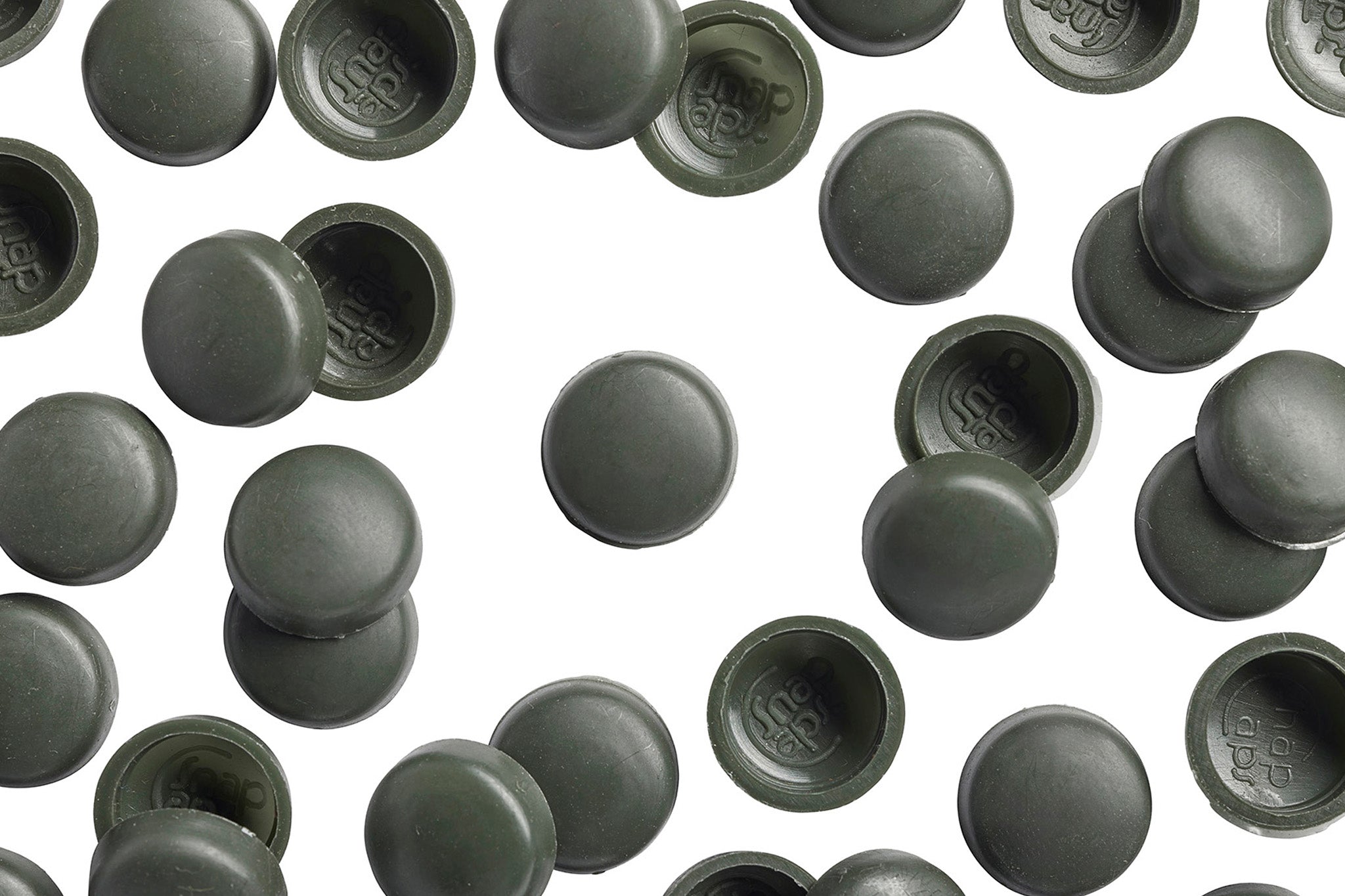 12/12-175 Indiana Green Snap-Caps Screw Covers Overhead