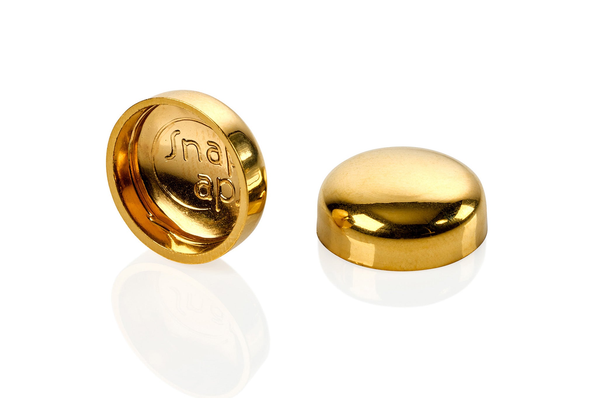 12/12-GLD 12/12-Gold Electroplated Snap-Caps Screw Covers Group