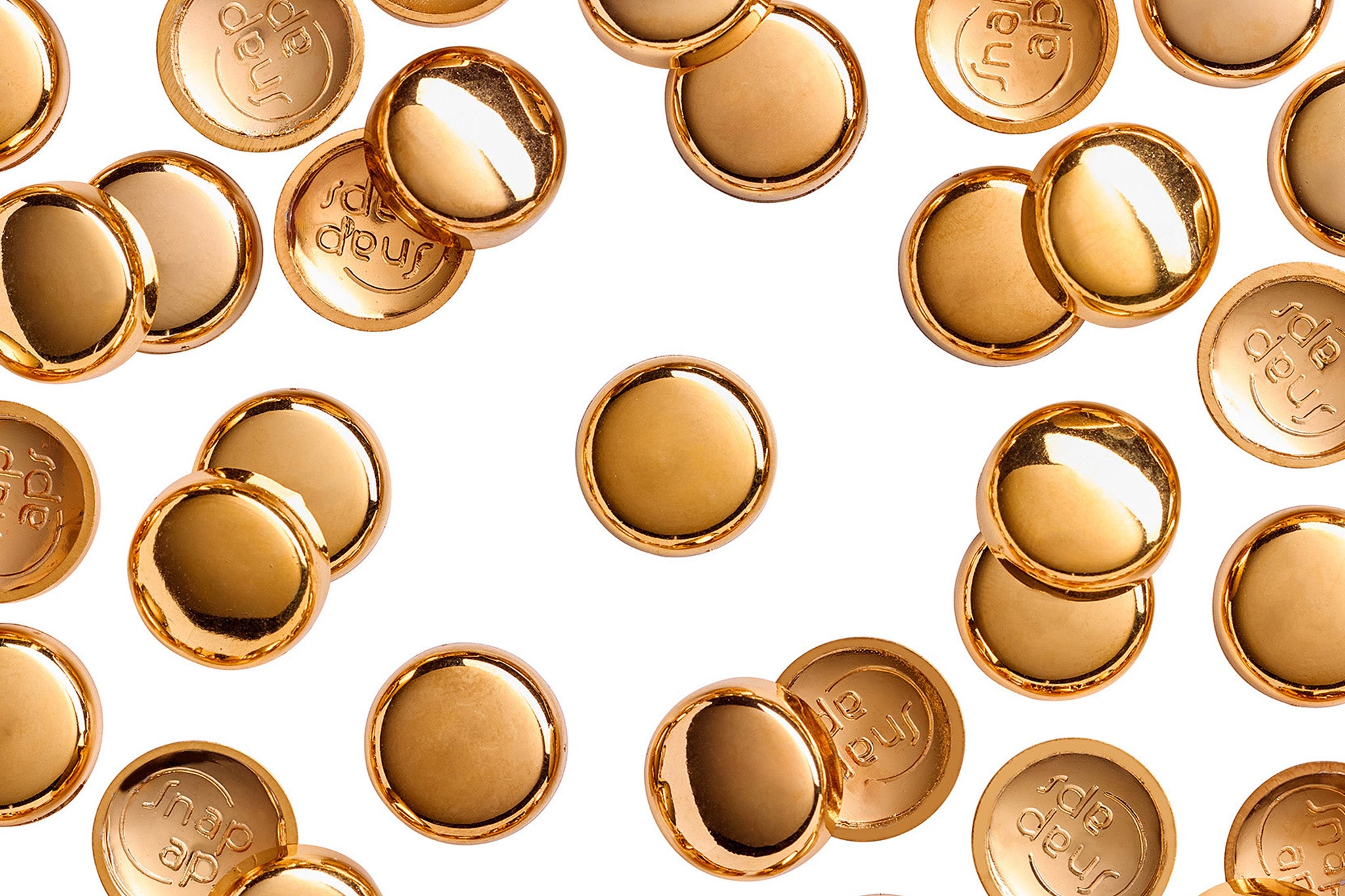 12/12-GLD 12/12-Gold Electroplated Snap-Caps Screw Covers Overhead