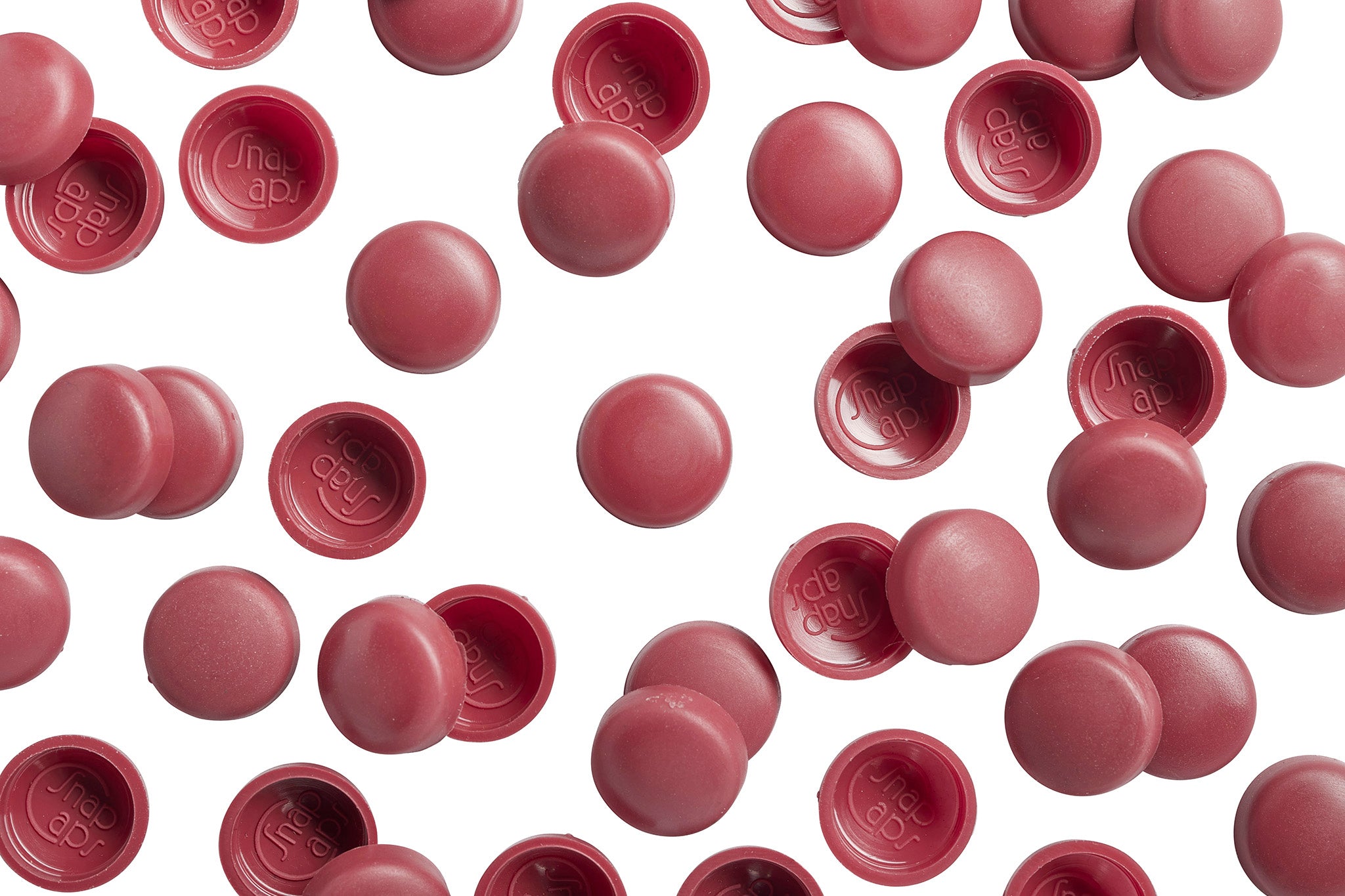 8/8-162 Burgundy Snap-Caps Screw Covers Overhead