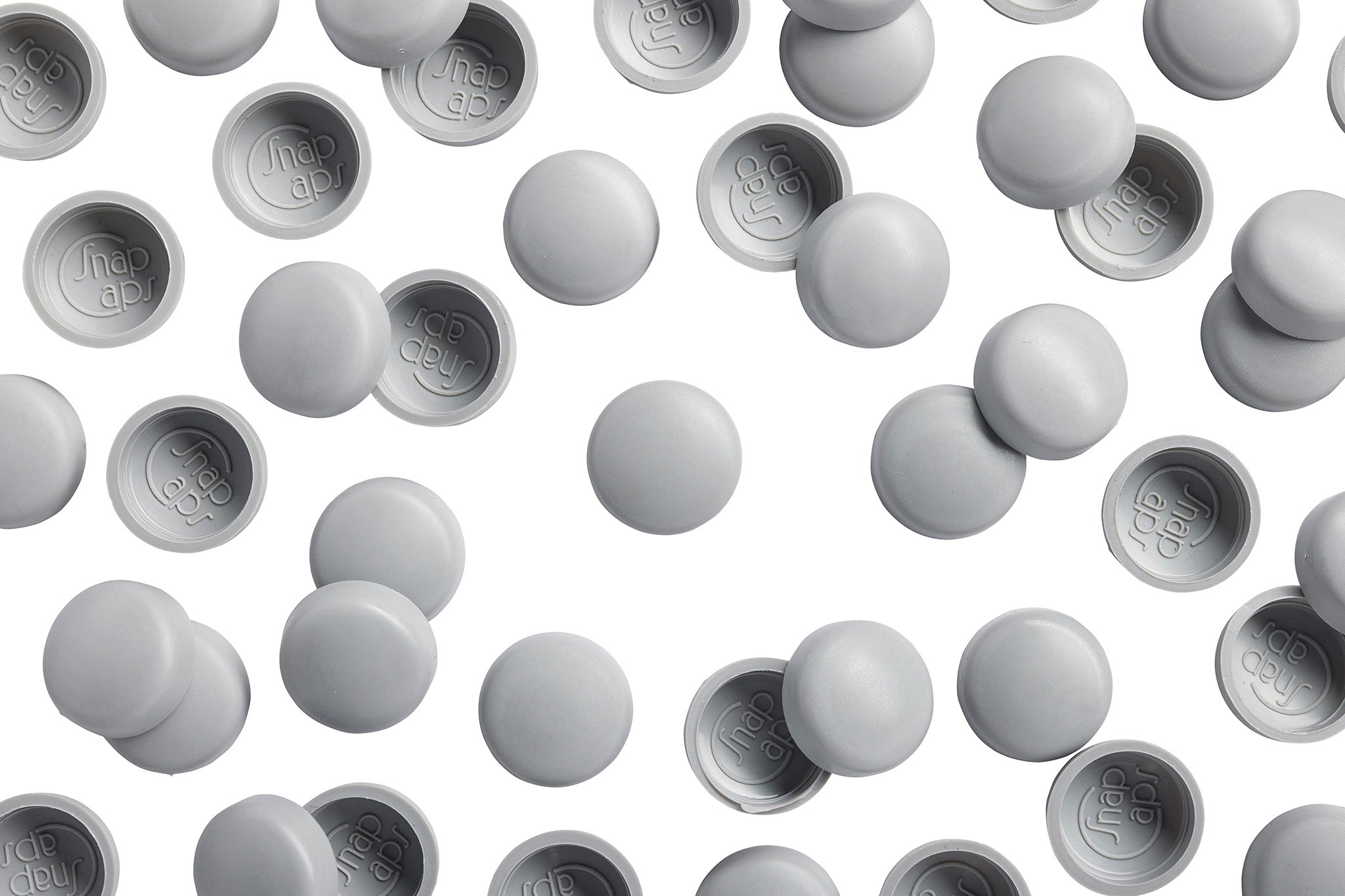 8/8-172 Silver Grey Snap-Caps Screw Covers Overhead