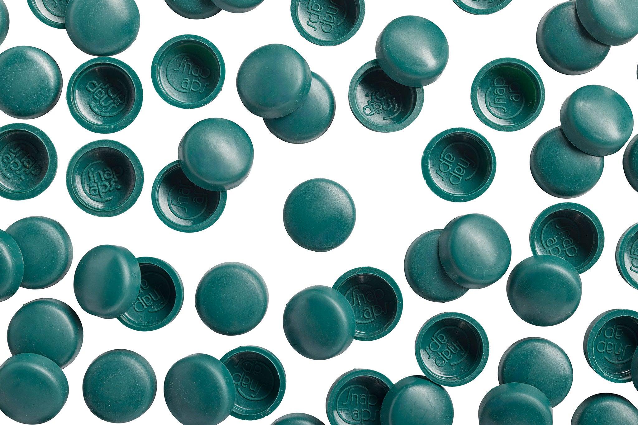 8/8-177 Forest Green Snap-Caps Screw Covers Overhead