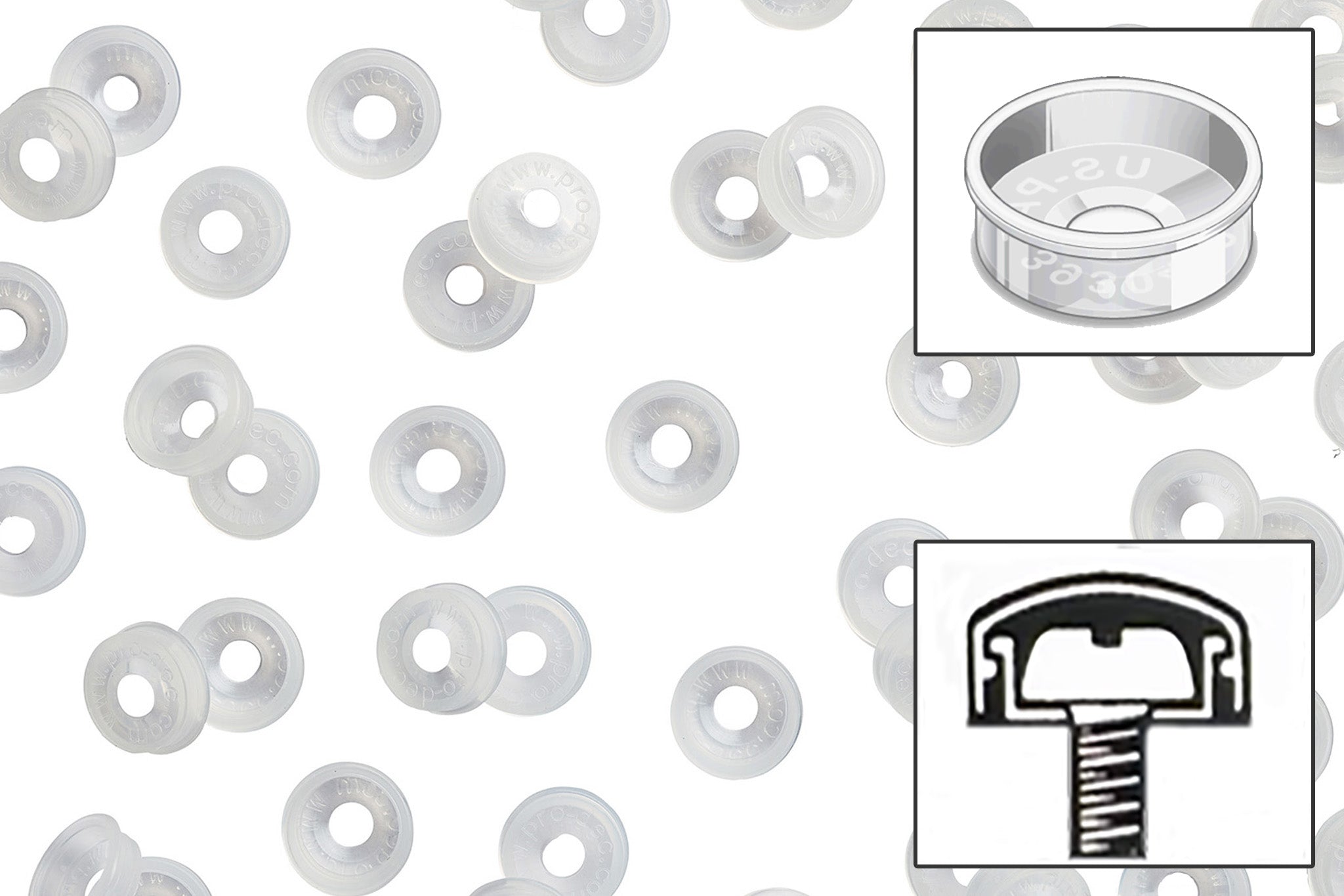 8/8-FB Flat Bottom Washers
