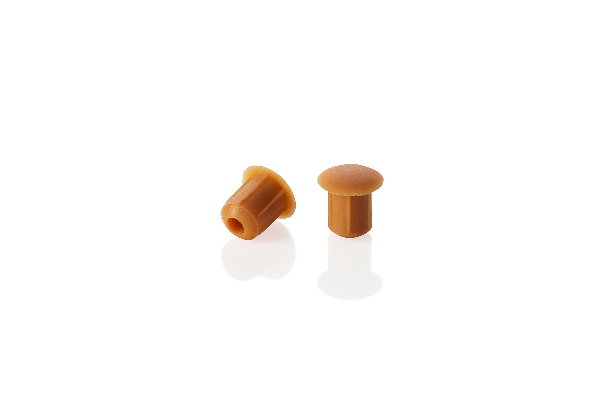 HC187 128 Honey Brown Hole Caps Group