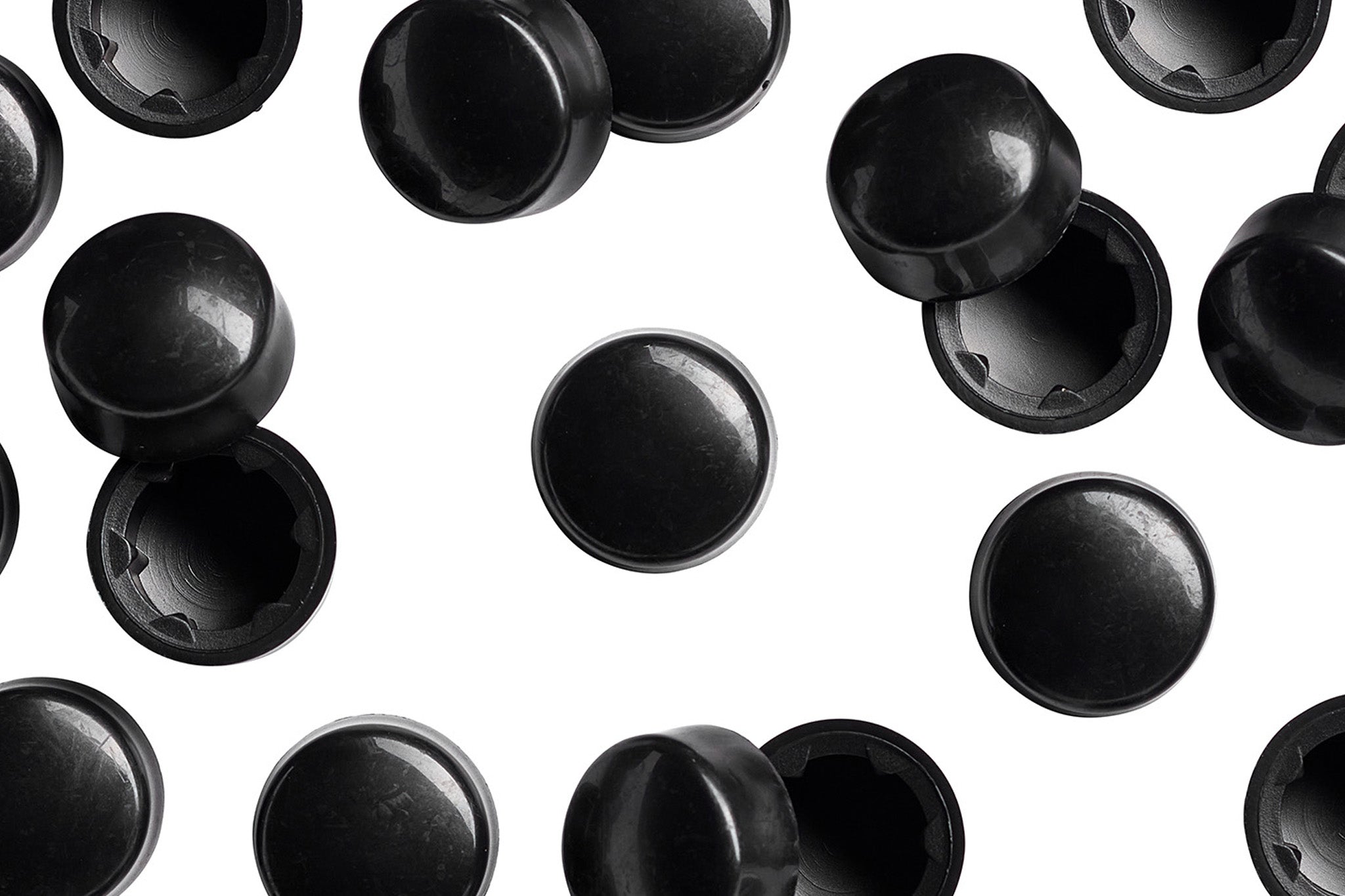 HEXCAP 1 2 180 1 2 inch Black Hex-Caps Bolt Covers Overhead