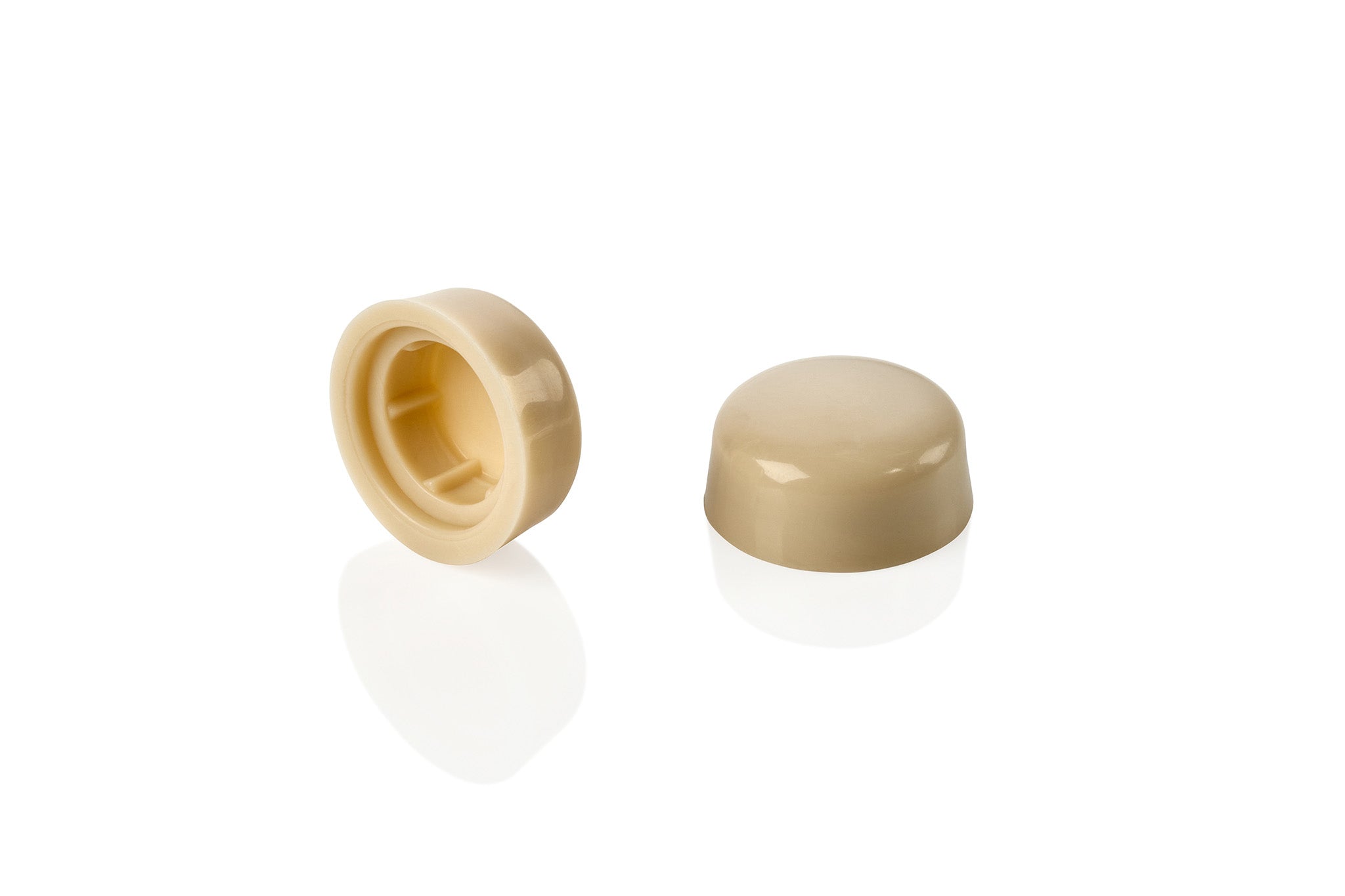HEXCAP 3 8 105 3 8 inch White Walnut Hex-Caps Bolt Covers Group