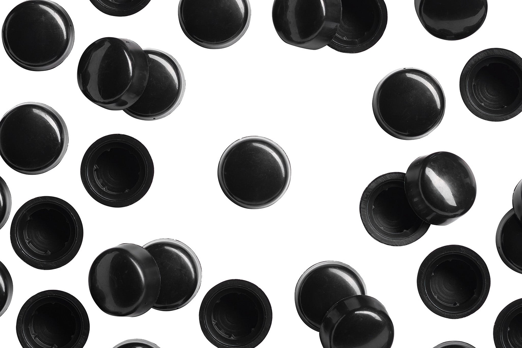 HEXCAP 3 8 180 3 8 inch Black Hex-Caps Bolt Covers Overhead