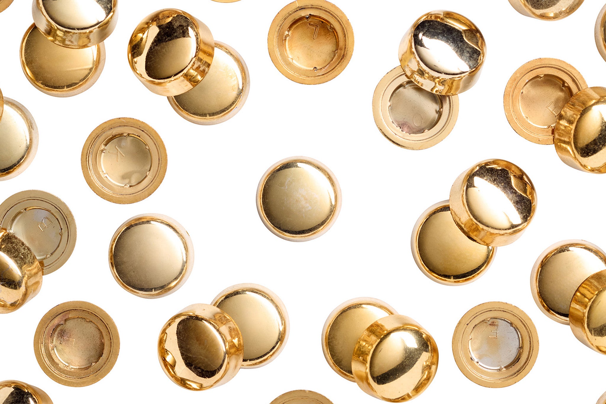 HEXCAP 3 8 GLD 3 8 inch 24K Gold Hex-Caps Bolt Covers Overhead