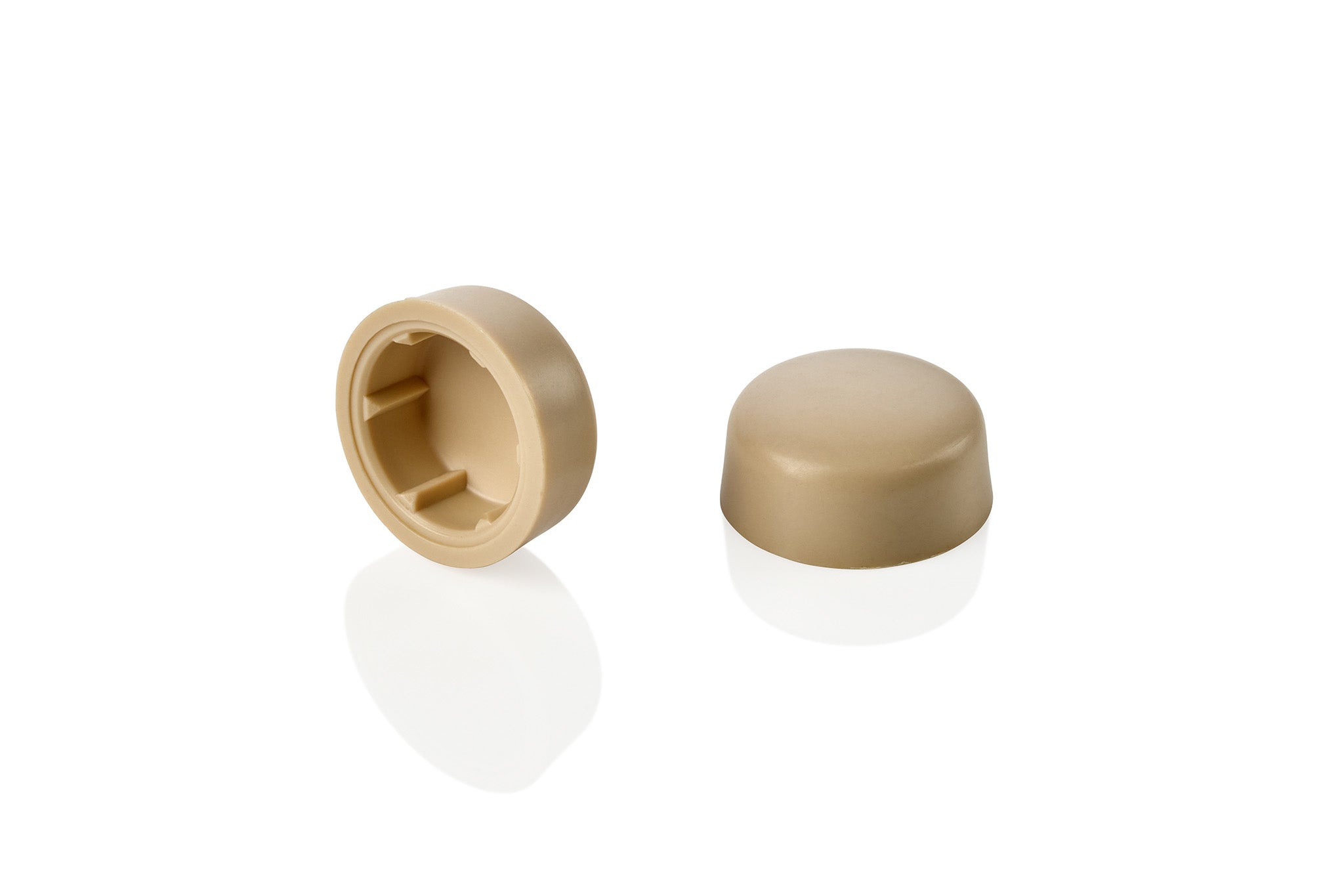 HEXCAP 7 16 105 7 16 inch White Walnut Hex-Caps Bolt Covers Group