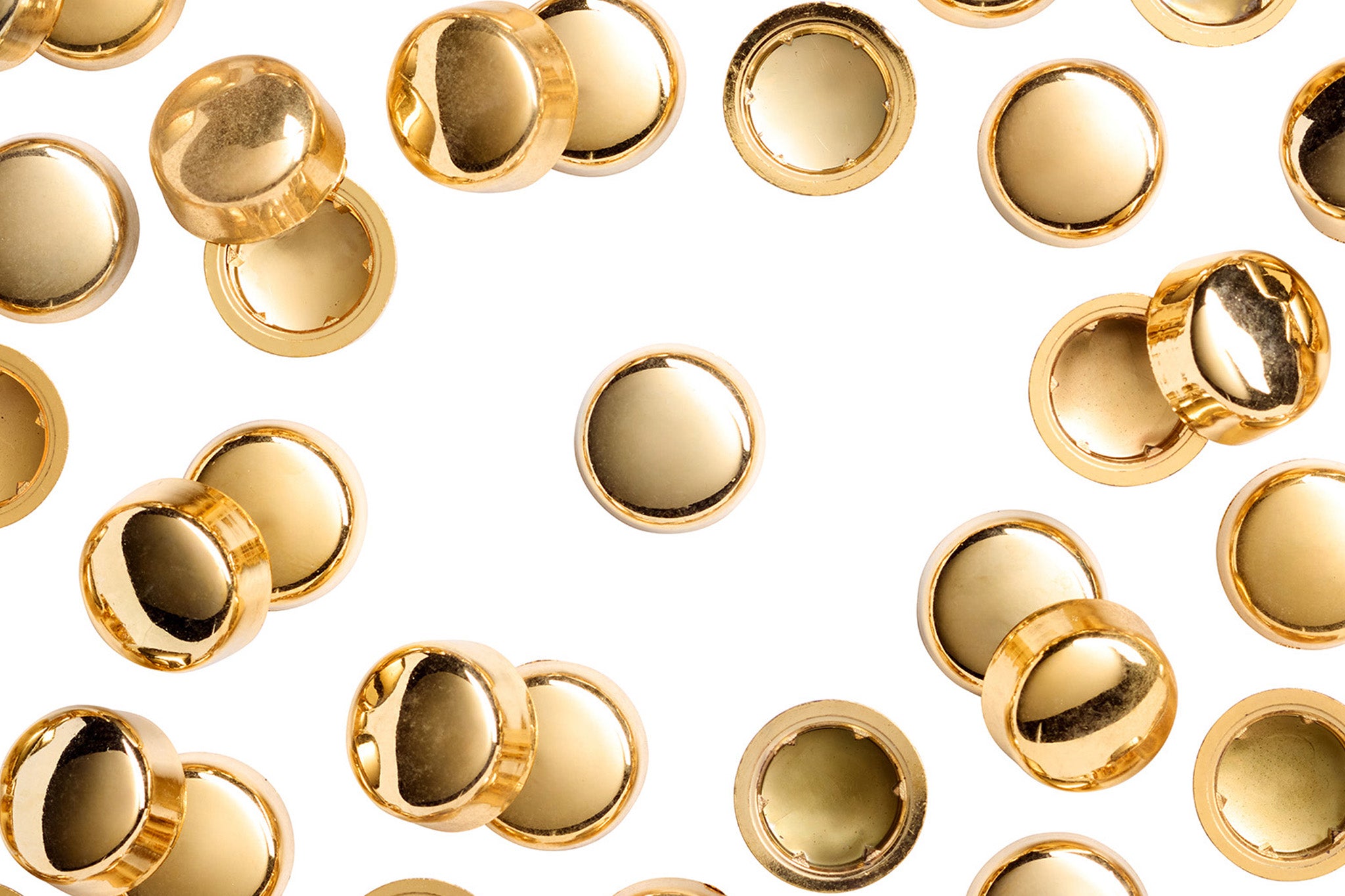 HEXCAP 7 16 GLD 7 16 inch 24K Gold Hex-Caps Bolt Covers Overhead