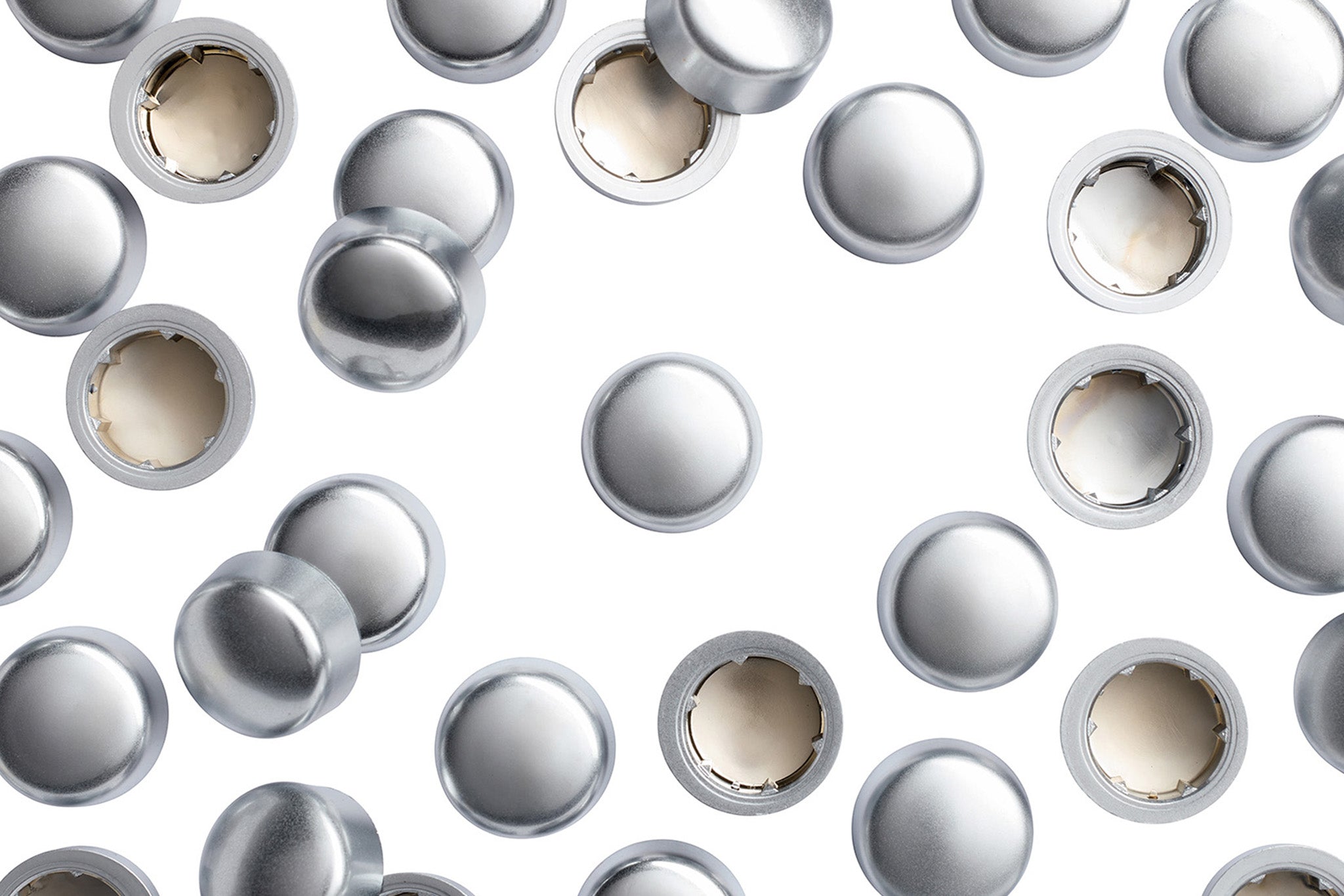 HEXCAP 7 16 SCHR 7 16 inch Satin Chrome Hex-Caps Bolt Covers Overhead
