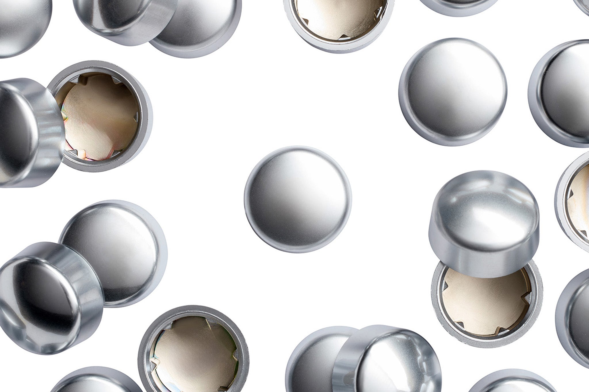 HEXCAP 9 16 SCHR 9 16 inch Satin Chrome Hex-Caps Bolt Covers Overhead