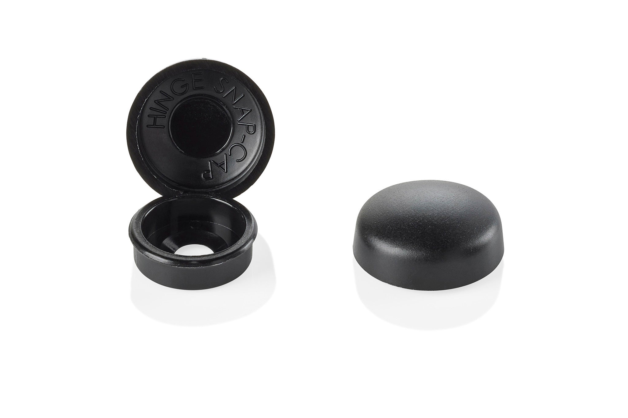 HNG-180 Black Hinge Snap-Caps Screw Covers Group