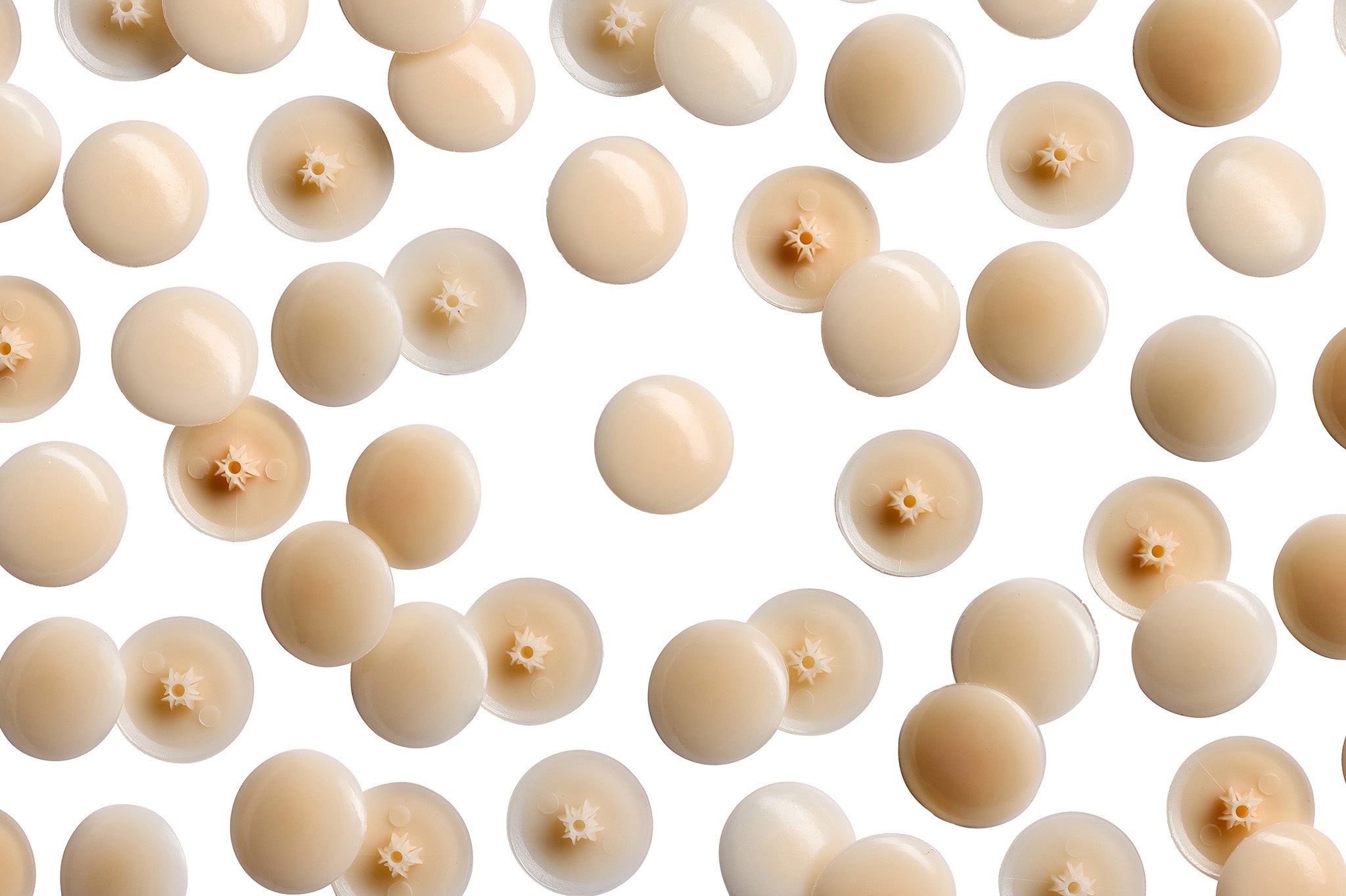 TC2- 116 Skylight Beige Tap-Caps Press-on Screw Covers Overhead