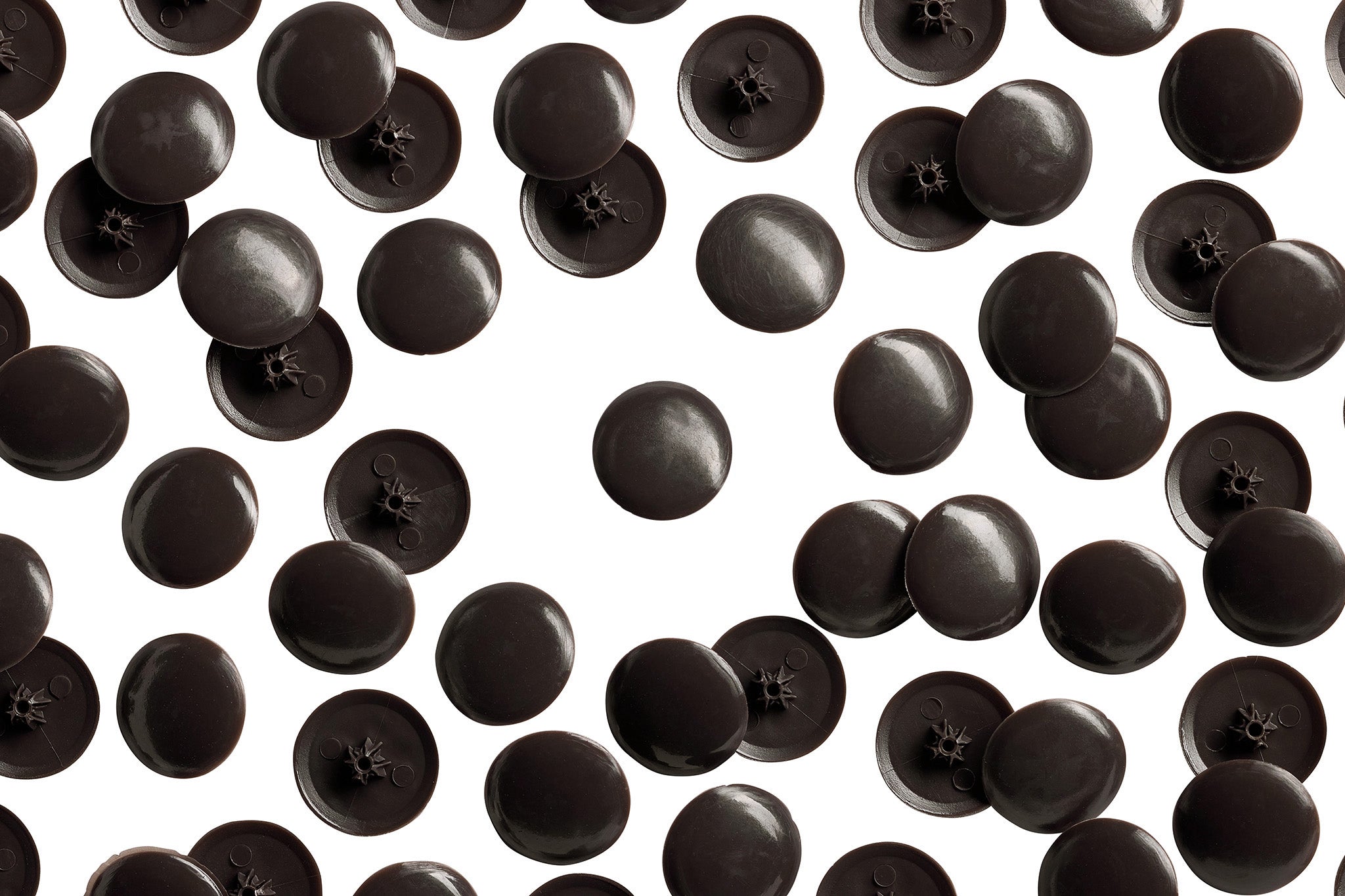 TC2- 134 Brown Bronze Tap-Caps Press-on Screw Covers Overhead