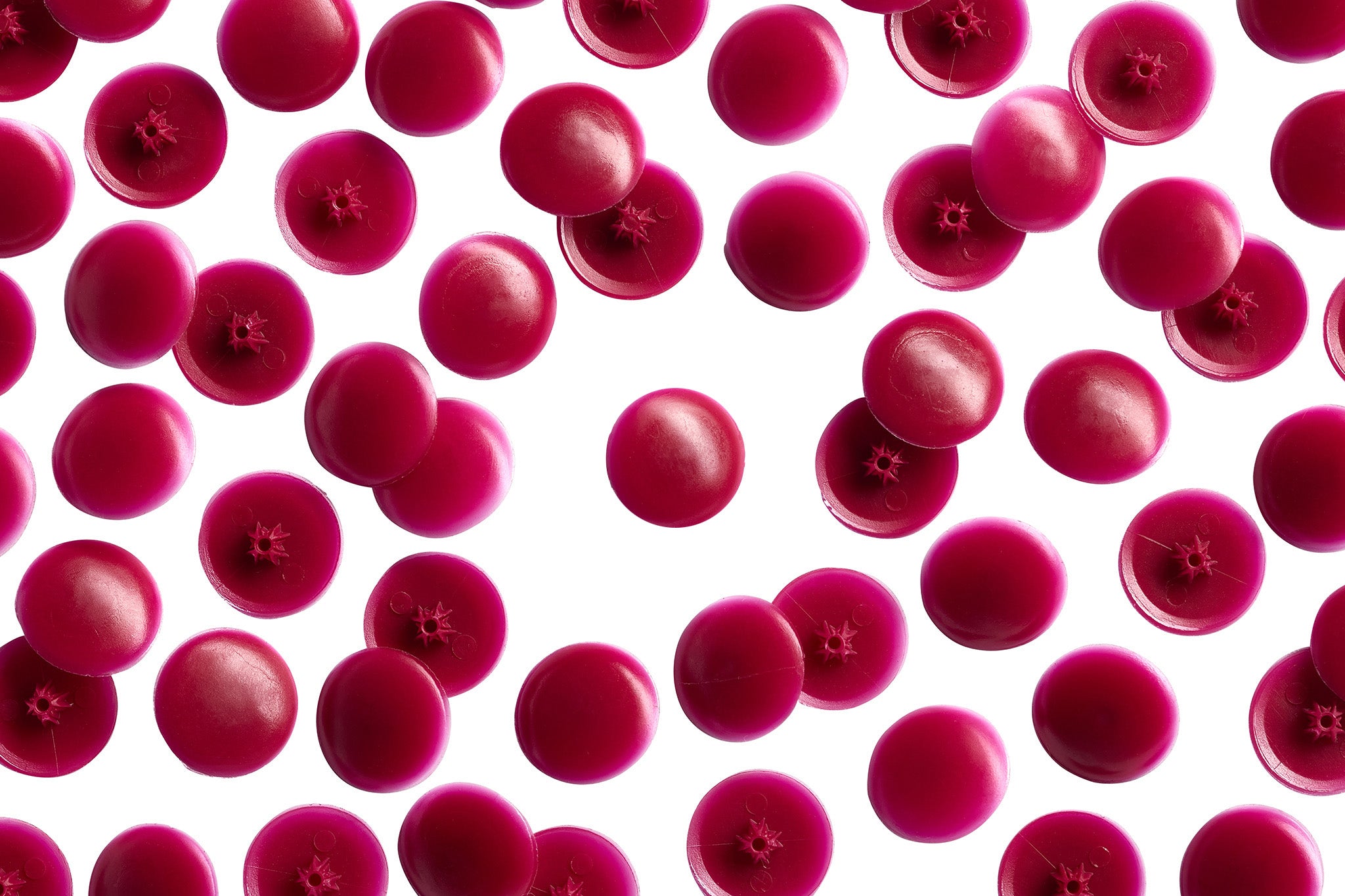 TC2- 162 Burgundy Tap-Caps Press-on Screw Covers Overhead