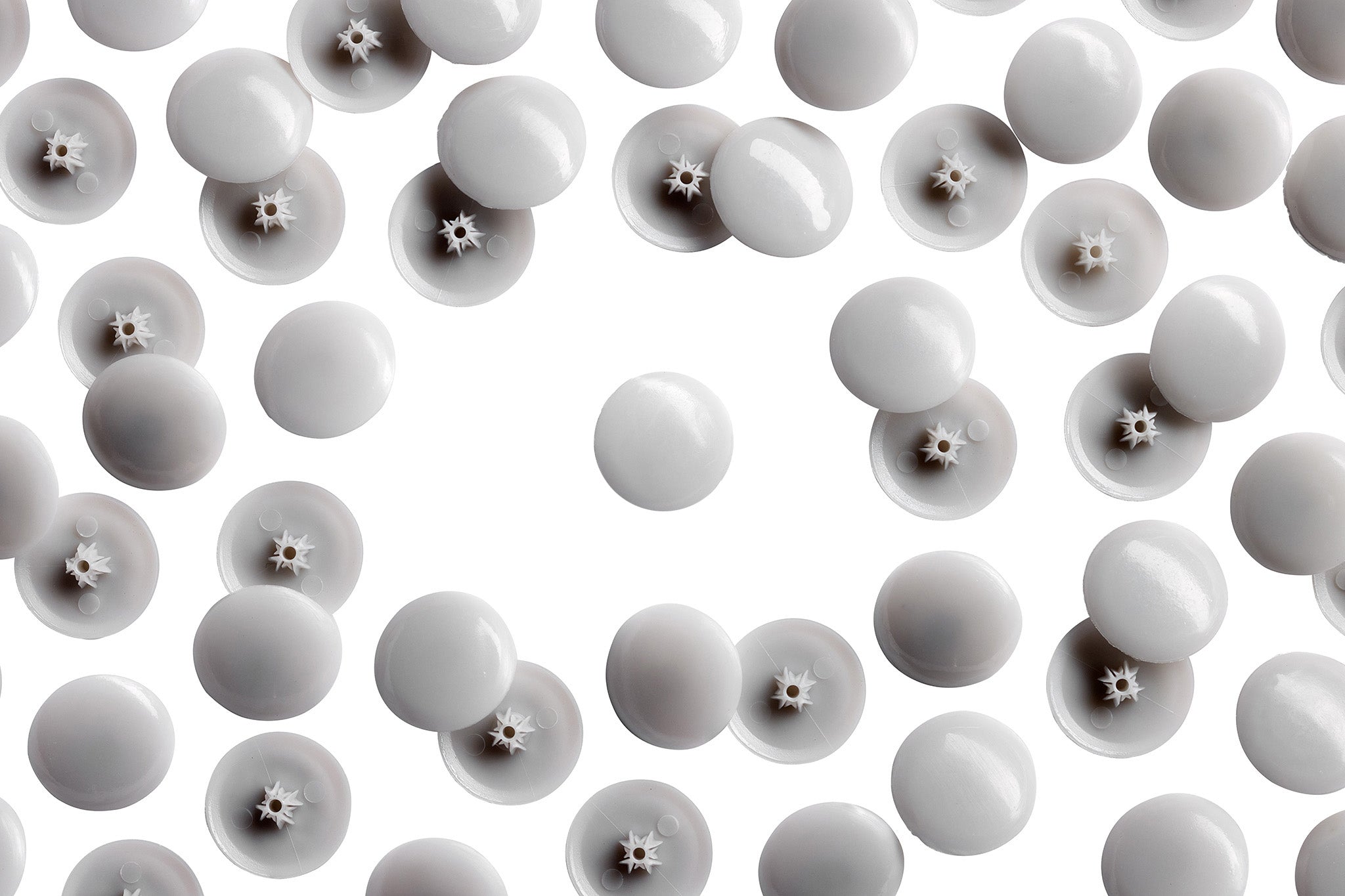 TC2- 171 Aluminum Tone Tap-Caps Press-on Screw Covers Overhead