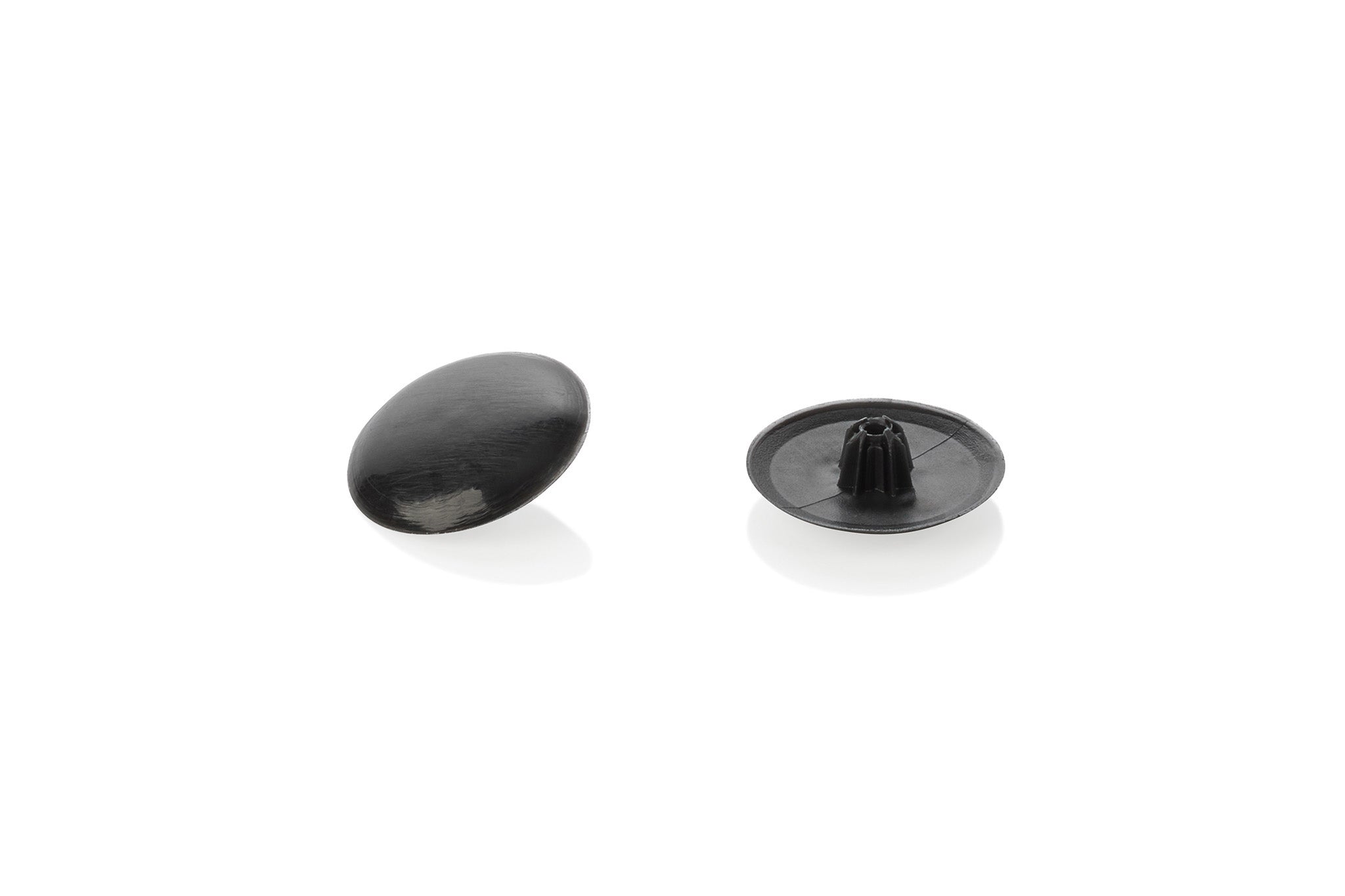 TC2- 180 Black Tap-Caps Press-on Screw Covers Group