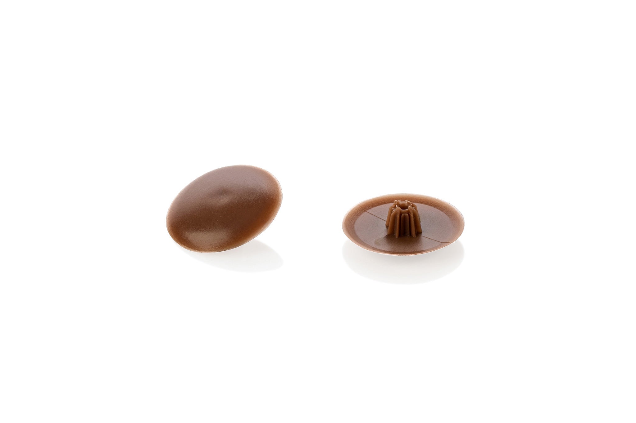 TC2- 193 Chocolate Tap-Caps Press-on Screw Covers Group