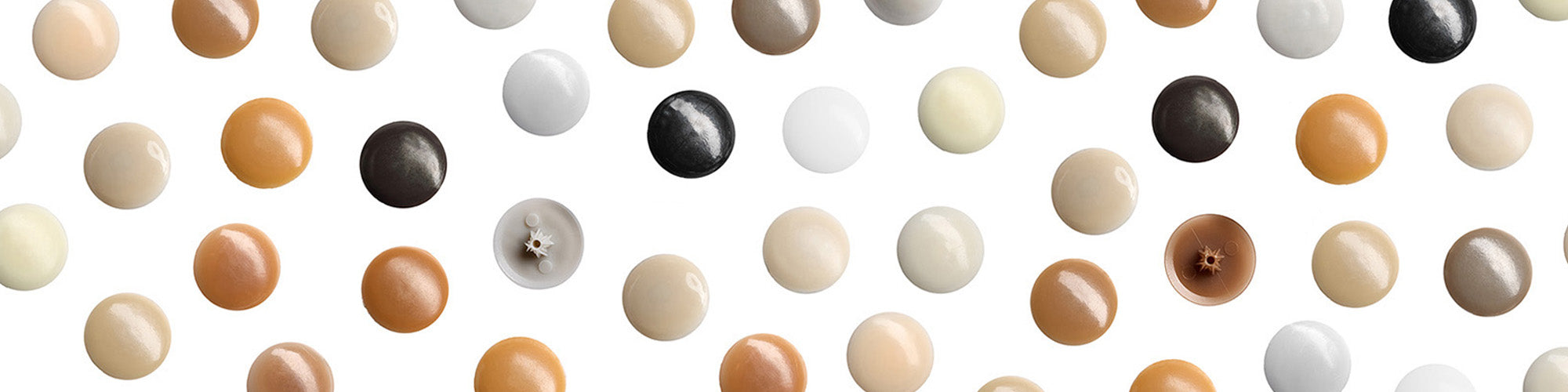 Tap-Caps Press-on Screw Covers Banner