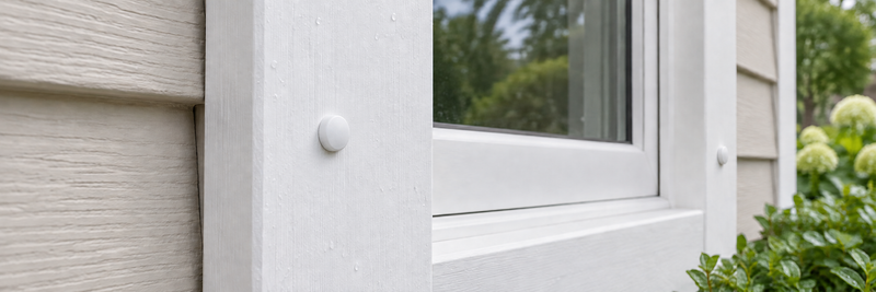 Hinge Snap-Caps screw covers on interior trim in residential construction