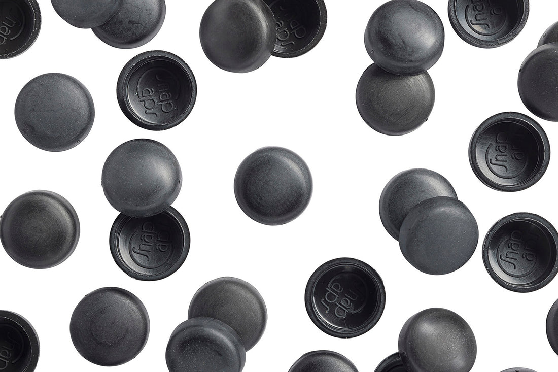 Black Screw Covers, 12/12 Snap-Caps | Pro-Dec