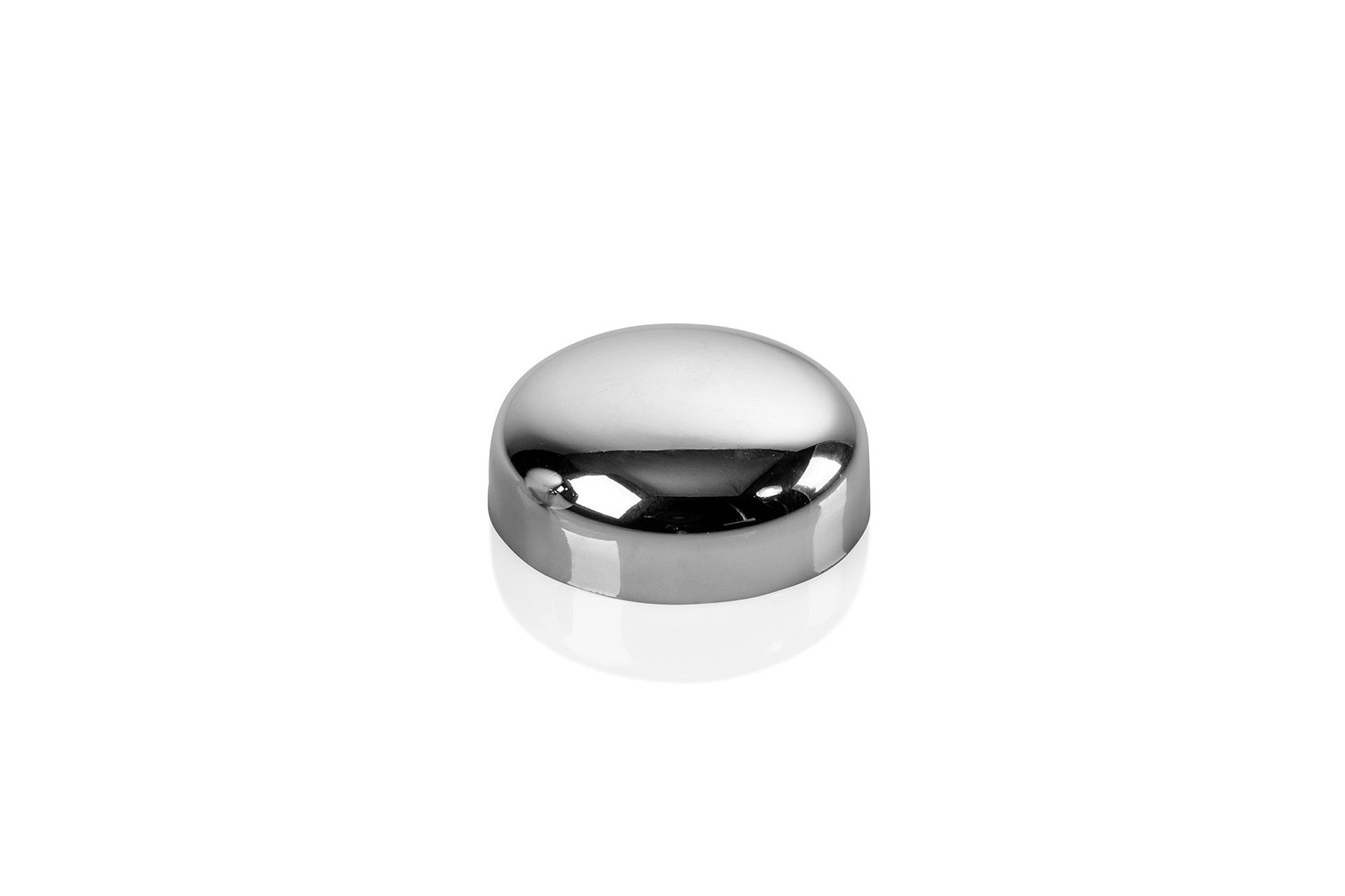 12/12-CHR 12/12-Chrome Electroplated Snap-Caps Screw Covers Single