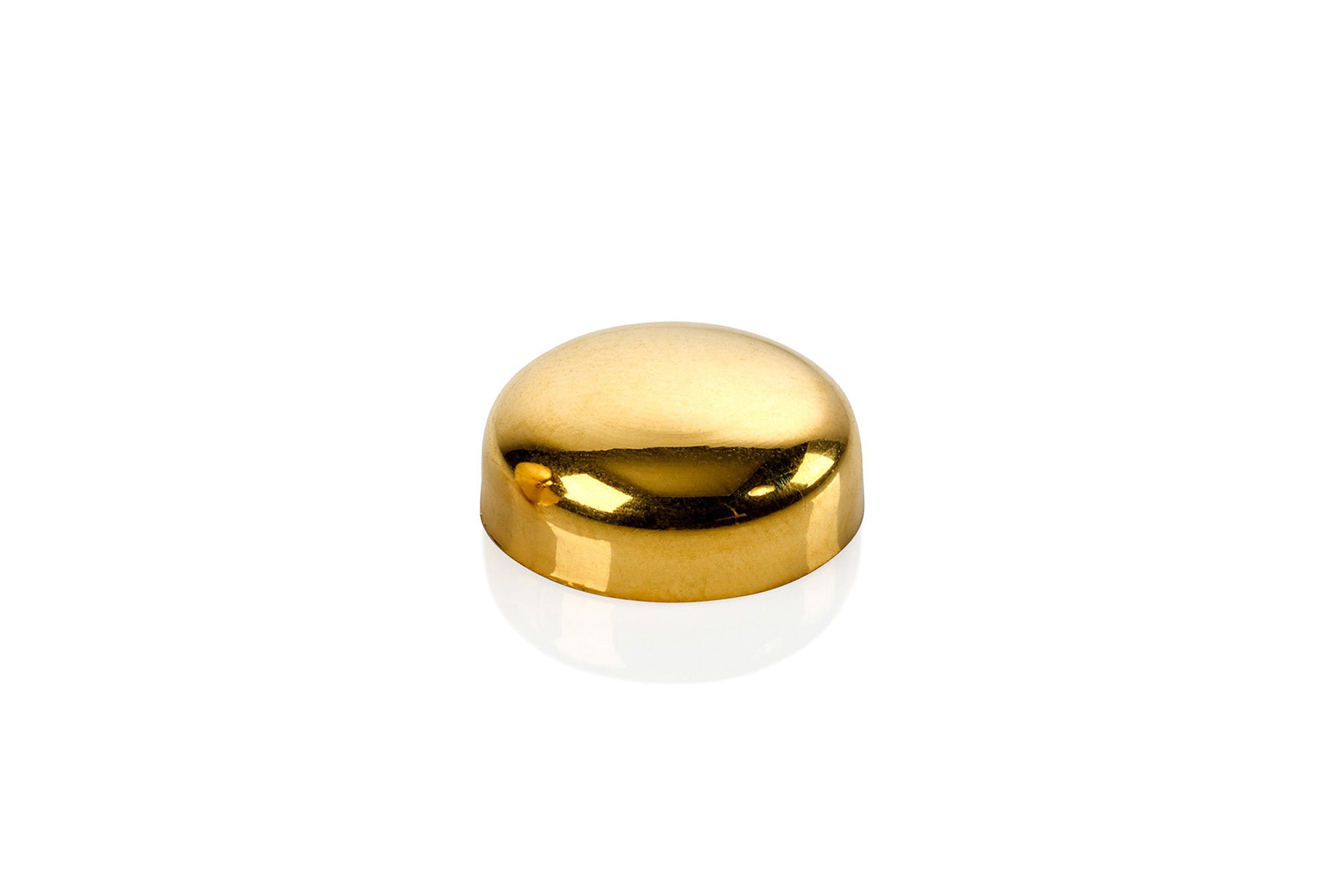 12/12-GLD 12/12-Gold Electroplated Snap-Caps Screw Covers Single