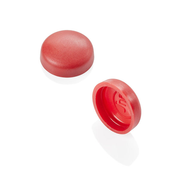 スプロケットカバー レッド/Sprocket Cover Red CP09A Smith Red Screw Covers, 8/8 Snap-Caps | Pro-Dec