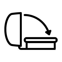 Hinge Snap-Caps hinged screw covers — line drawing