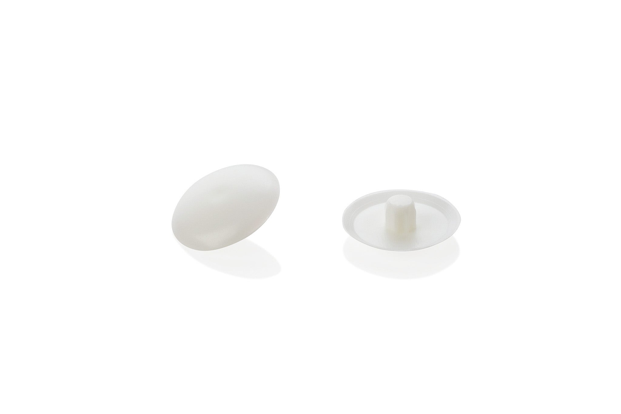 SD2- 100 White Square Drive Tap-Caps Press-on Screw Covers Group
