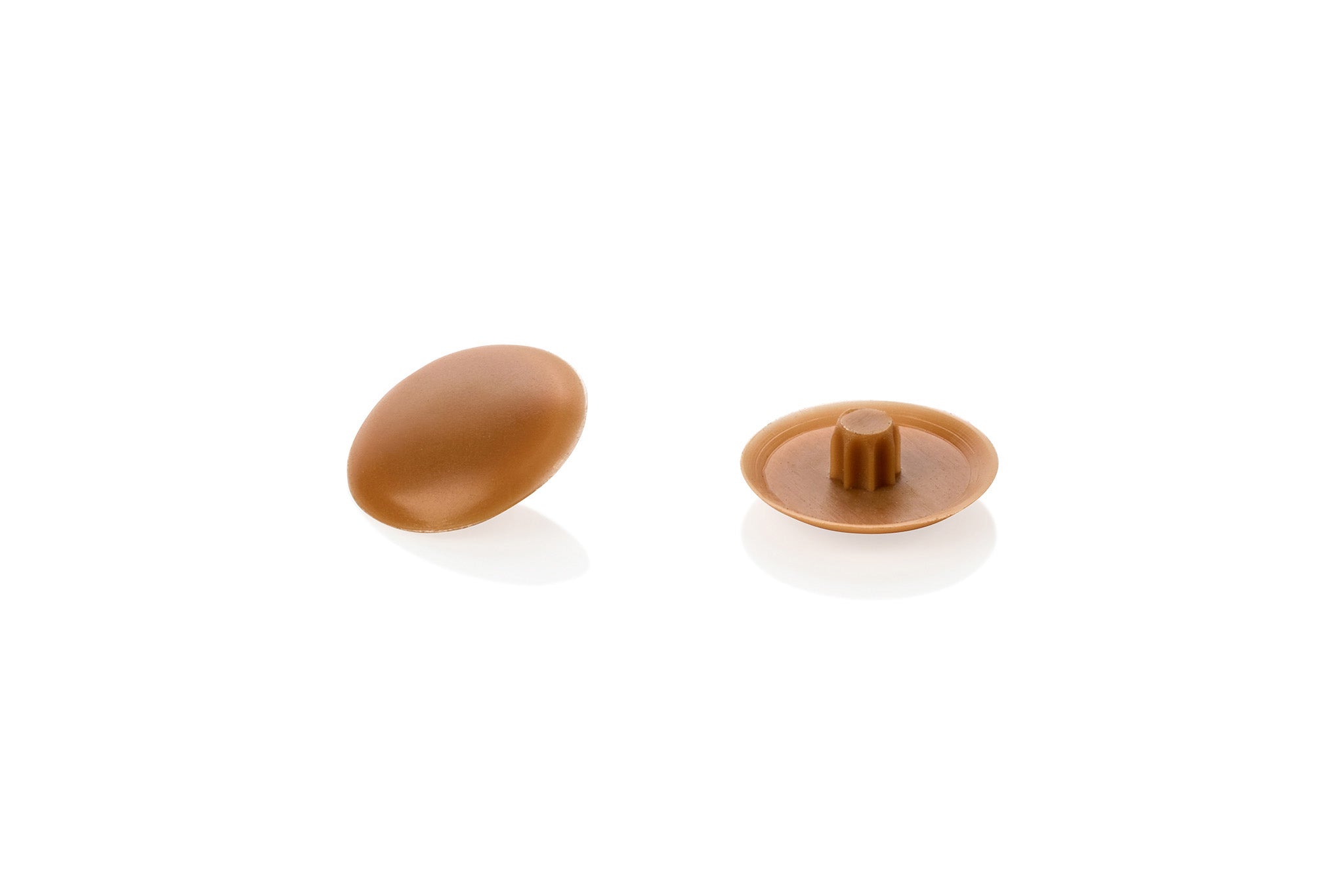 SD2- 129 Teak Square Drive Tap-Caps Press-on Screw Covers Group